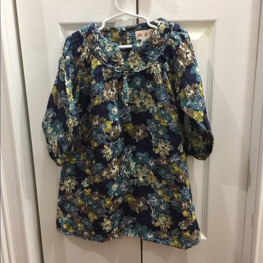 Blue flower dress